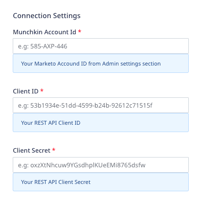 marketo connection settings 1