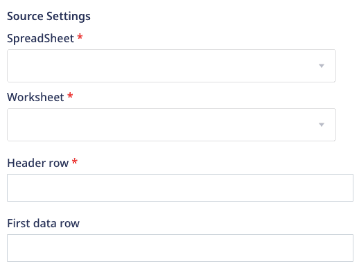 Google Sheets credentials